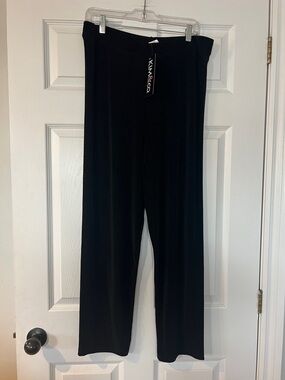 NWT - Kim & Co Black Straight-Leg Women's Pants